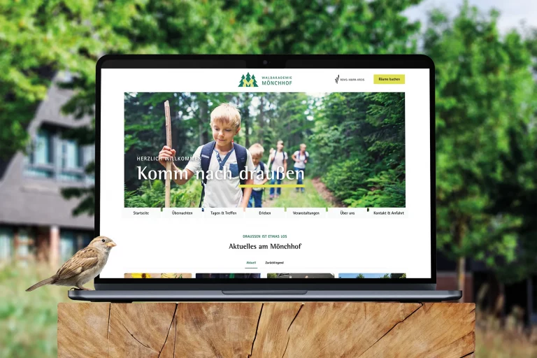Webdesign: BÜRO15 setzt Website für Waldakademie Mönchhof um